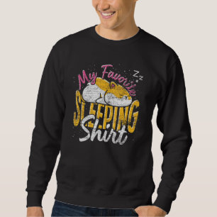 Sudadera Un animal somnoliento, mi hámster dormido favorito