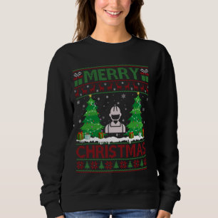 Sudadera Un árbol de navidad sudoroso que ilumina el ER Tec