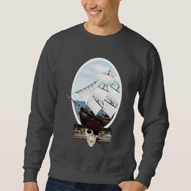 Sudadera Un barco pirata (Anverso)