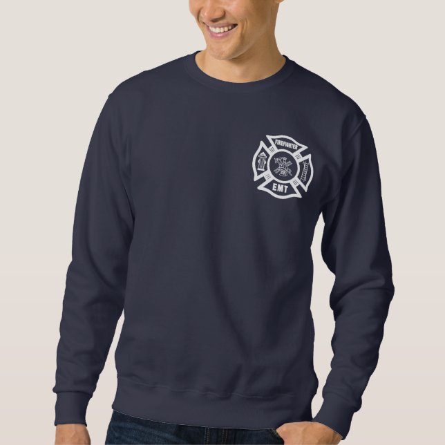 Sudadera Un bombero EMT (Anverso)