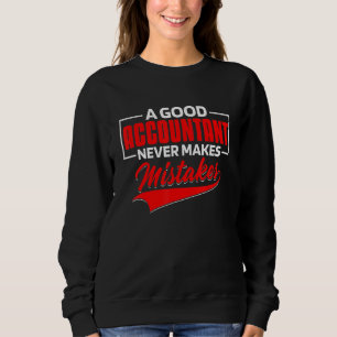 Sudadera Un buen contador nunca comete errores 1