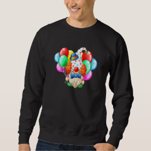 Sudadera Un Buen Gnome De Cumpleaños En Un Vestido De Payas