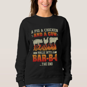 Sudadera Un Cerdo, Un Pollo Y Un Maestro De La Parrilla De 