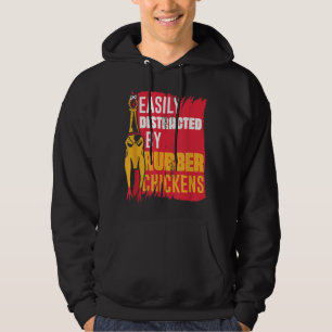 Sudadera Un Chica que ama a los ganaderos de pollo G