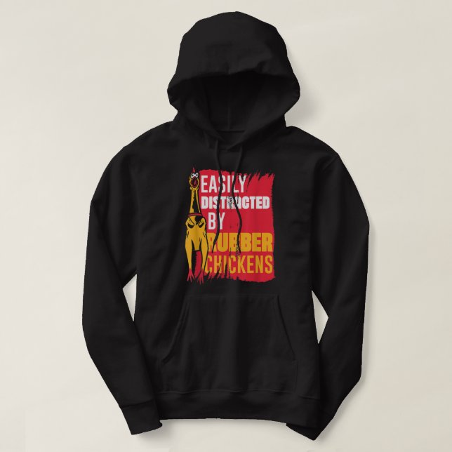 Sudadera Un Chica que ama a los ganaderos de pollo G (Diseño del anverso)