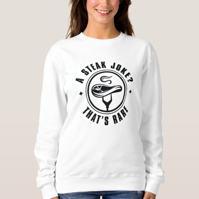 Sudadera Un Chiste de carne raro (Anverso)