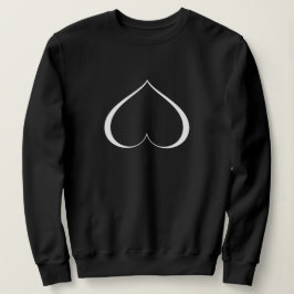 SUDADERA UN CORAZÓN EN LA TRASTORNO