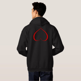 SUDADERA UN CORAZÓN EN ROJO TRASTORNADOR