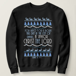 Sudadera Un Cristo salvador, los Navidades del Señor