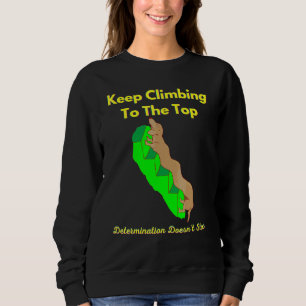 Sudadera Un Dachshund Curioso Sigue Subiendo Hasta La cima