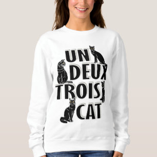 Sudadera Un Deux Trois Cat - Pun francés