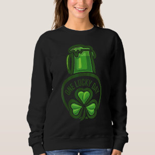 Sudadera Un día afortunado San Patricio Día Shamrock Irland