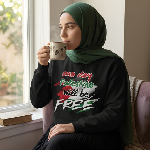 Sudadera Un día Palestina será LIBRE