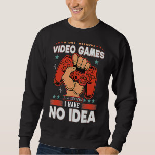 Sudadera Un día sin juegos de video es como juegos de azar
