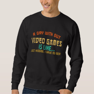 Sudadera Un día sin videojuegos Jugadores jugando niños