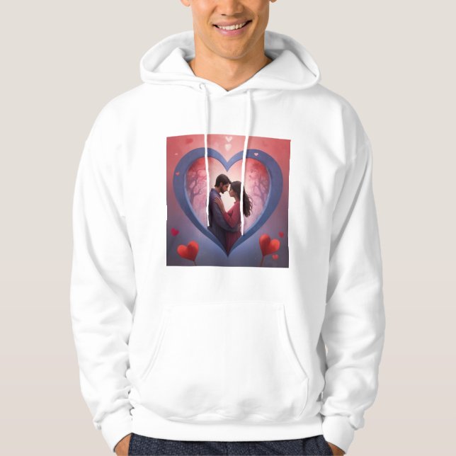 Sudadera Un diseño para un El día de San Valentín espiritua (Anverso)