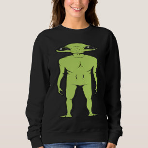 Sudadera Un extraterrestre simplemente parado allí