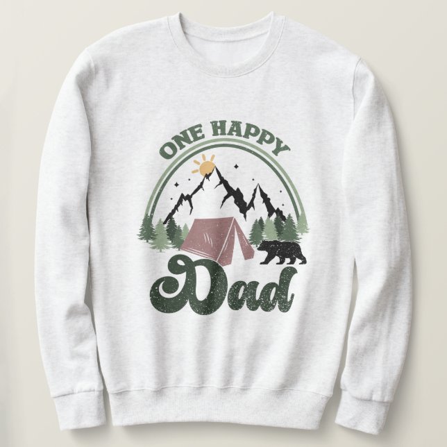 Sudadera Un feliz cumpleaños de camper, un feliz papá (Anverso del diseño)