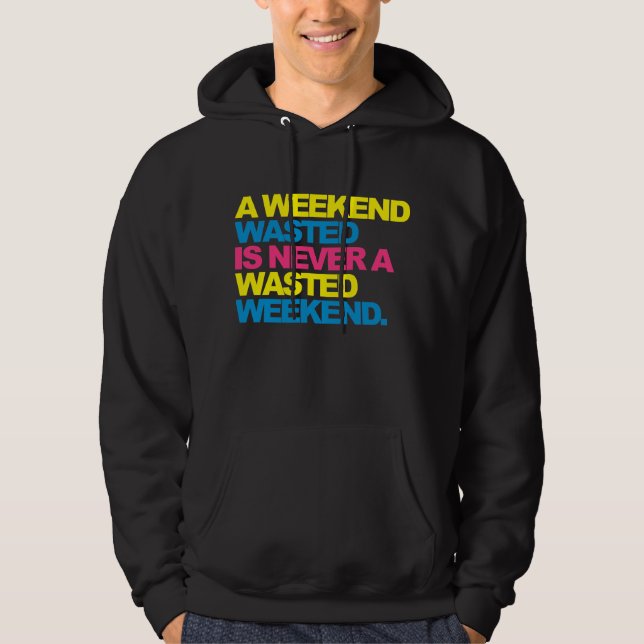 Sudadera Un fin de semana perdido (Anverso)