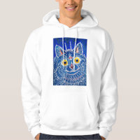 Un gato de estilo gótico por Louis Wain 