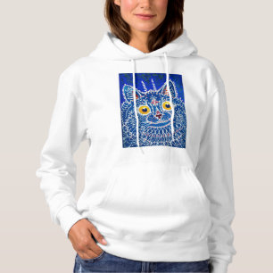 Sudadera Un gato de estilo gótico por Louis Wain