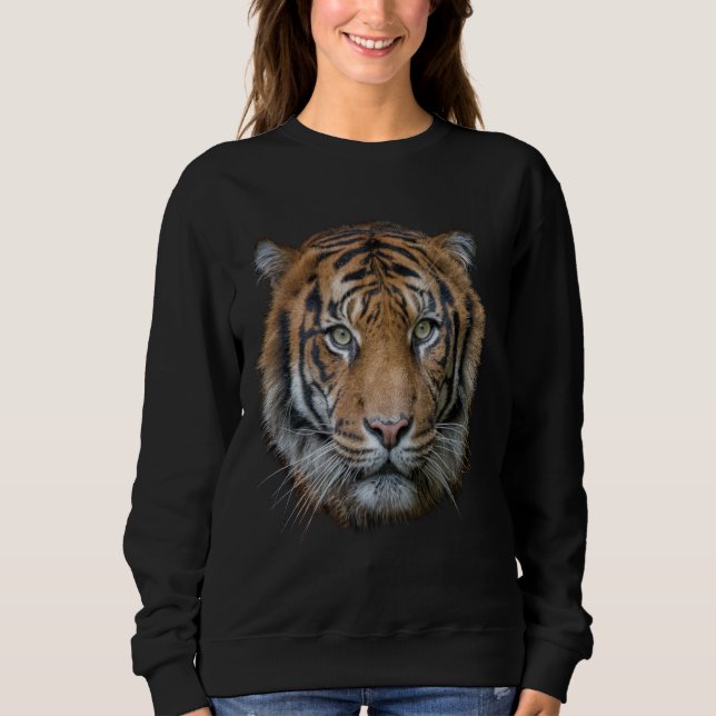 Sudadera Un gato de tigre bengalí (Anverso)