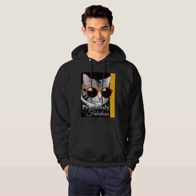 Sudadera Un gato delicioso (Anverso completo)