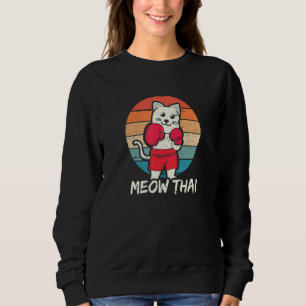 Sudadera Un Gato Irrisorio Para Muay Thai Feline Marti