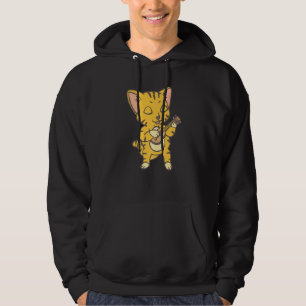 Sudadera Un gato jugando a Ukelele Guay Kitten Uke Artista