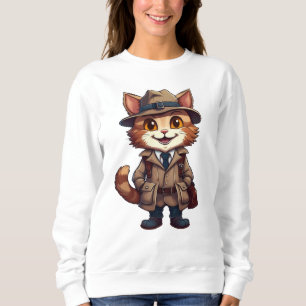 Sudadera Un gato sonriente