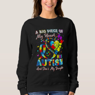 Sudadera Un gran caso de mi que tiene autismo y es mi perro