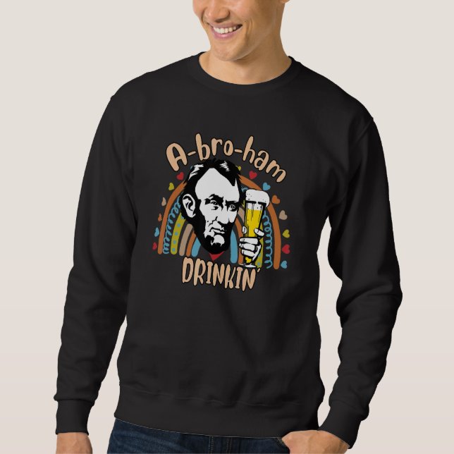 Sudadera Un Hermano Ham Drinkin' 4 De Julio Sassy Sarcástic (Anverso)