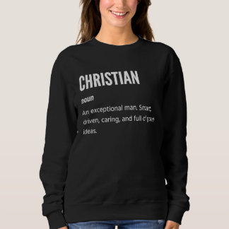 Sudadera Un hombre excepcional de Christian
