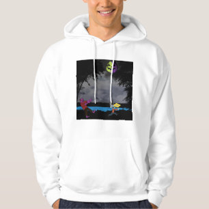 Sudadera Un hombre perseguido por zombis