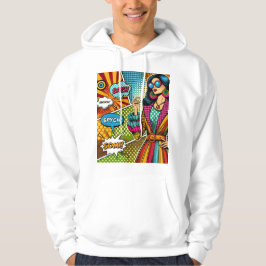 Sudadera Un ilustracion de moda al estilo retro del pop