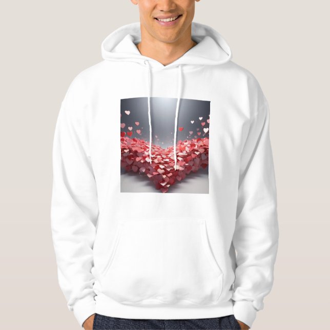 Sudadera Un impresionante diseño El día de San Valentín que (Anverso)