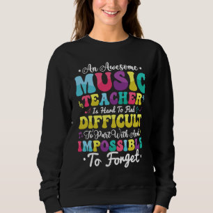 Sudadera Un Impresionante Profesor De Música Es Difícil De