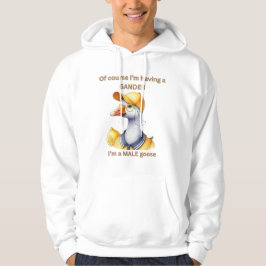 Sudadera Un juego de palabras de Gander Goose macho, con un