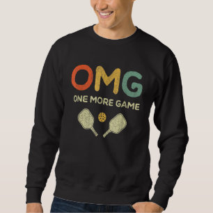 Sudadera Un Juego Más OMG Retro Pickleball Pelota de Pickle