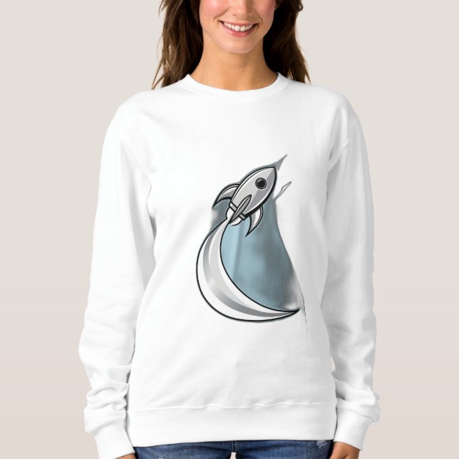 Sudadera Un lanzamiento de cohetes, (Anverso)
