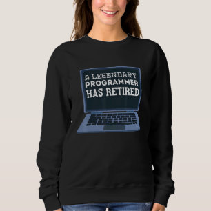 Sudadera Un legendario programador ha retirado parte de la