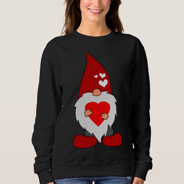 Sudadera Un lindo Día de San Valentín navideño con amor roj (Anverso)
