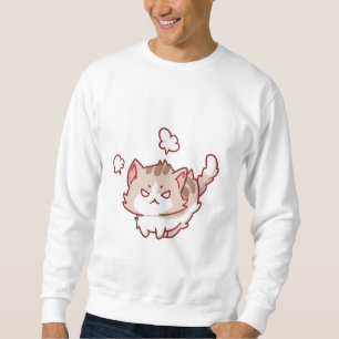 Sudadera Un lindo gato frustrado diseño de los amantes de