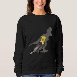 Sudadera Un lindo grito de papagayo Birb Funny Parrot Birb 