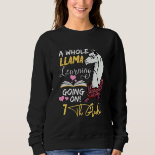 Sudadera Un Llama Entero Aprendiendo en 7MO GRADO
