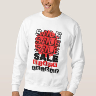 Sudadera Un logo que sugiere que las ventas del Black Frida