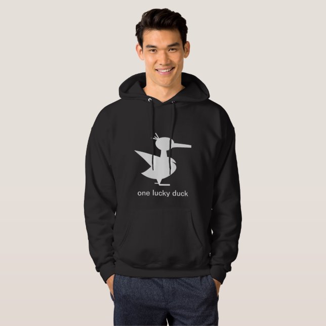 Sudadera Un Lucky Duck Hoodie (con texto) (Anverso completo)