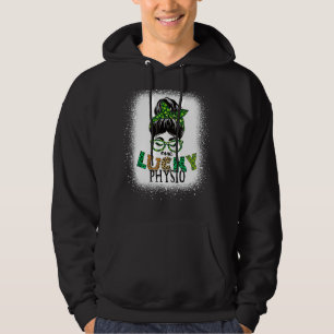 Sudadera Un Lucky Physio Bleached Messy Bun St Patricks Da