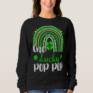 Sudadera Un lujoso leopardo pop pop imprime Rainbow St Patr