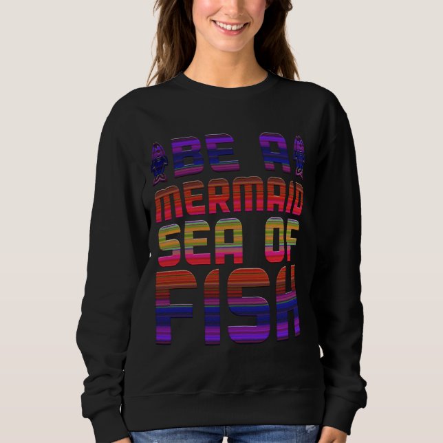 Sudadera Un Mar De Sirenas De Peces (Anverso)